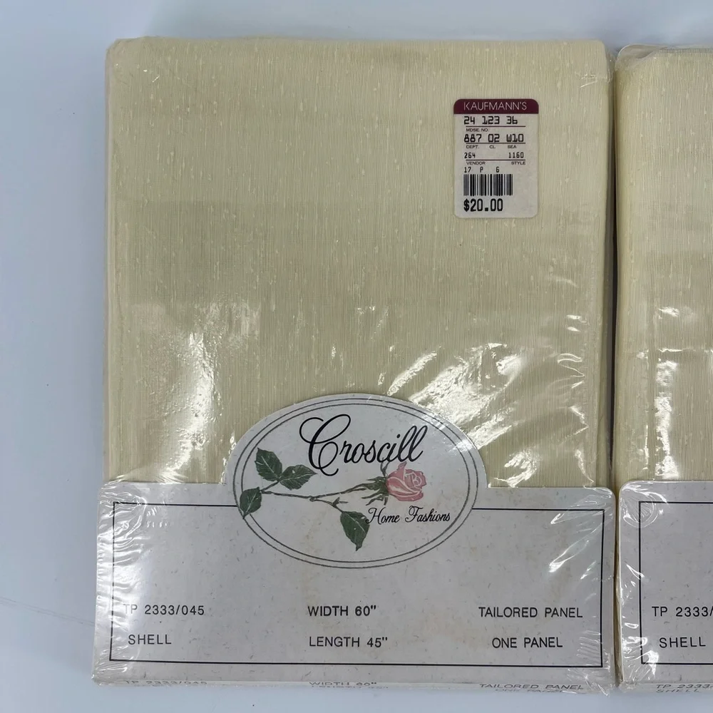 NEW Croscill Home Fashion Curtains in 